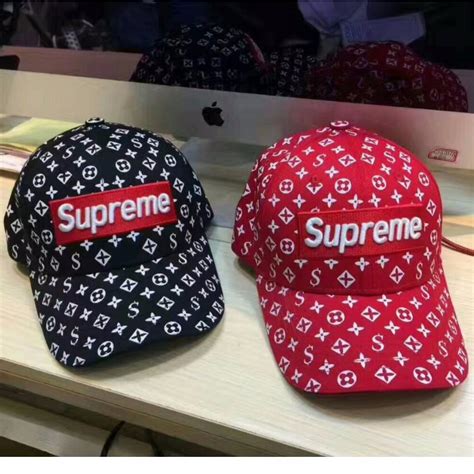 supreme louis vuitton hat white|Louis Vuitton supreme hat price.